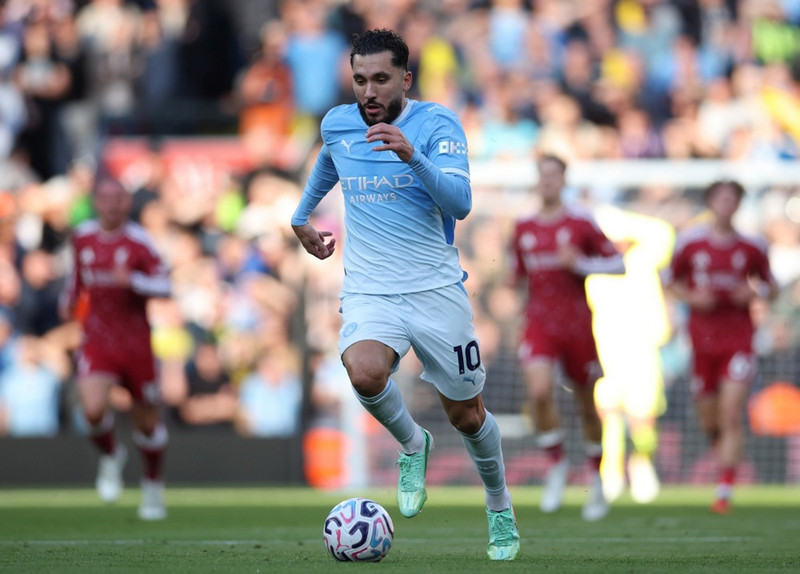 <b>Sóknarmaður: Rayan Cherki (Manchester City)</b> - Leikmaður sem er stórskemmtilegt að horfa á spila. Skoraði í 3-0 sigrinum gegn Liverpool í stórleik helgarinnar.