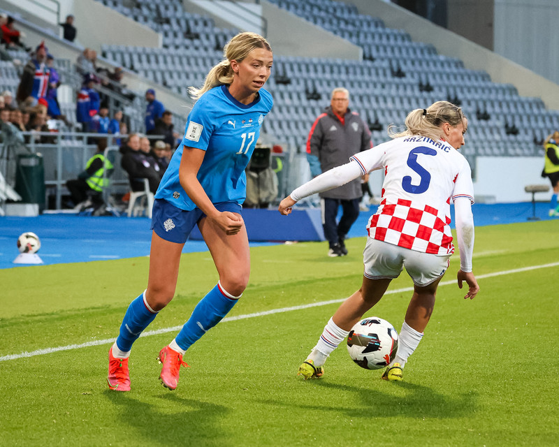 Myndaveisla: Ísland tók Króatíu í kennslustund