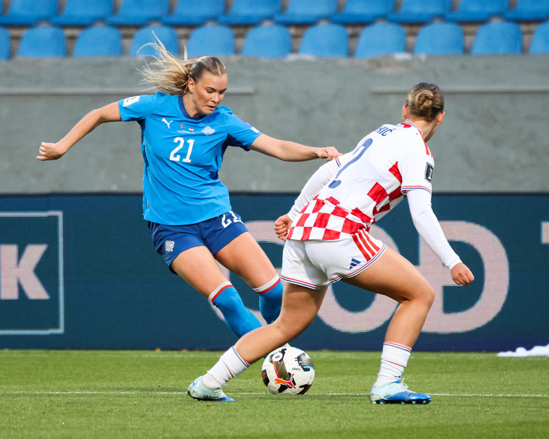 Myndaveisla: Ísland tók Króatíu í kennslustund