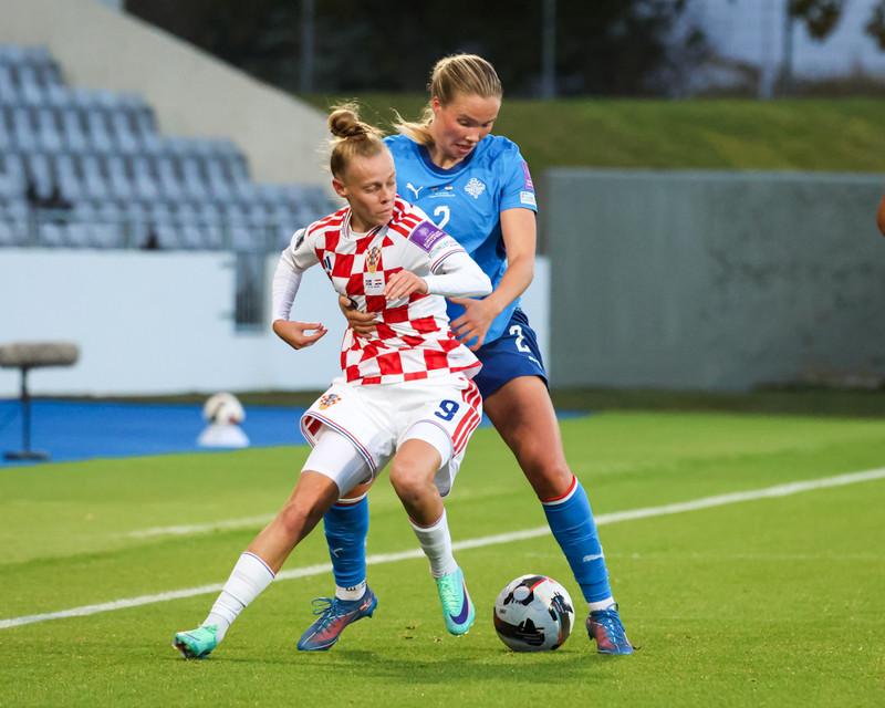 Myndaveisla: Ísland tók Króatíu í kennslustund