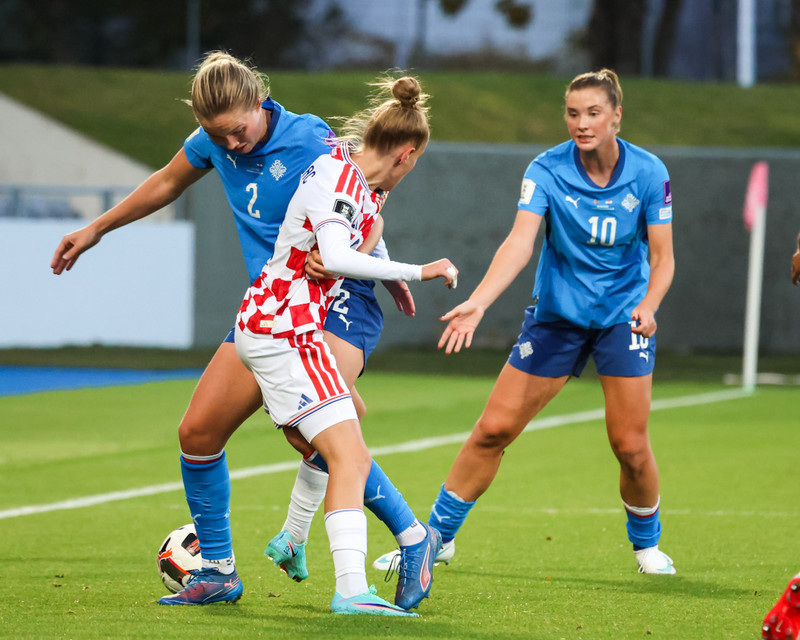 Myndaveisla: Ísland tók Króatíu í kennslustund