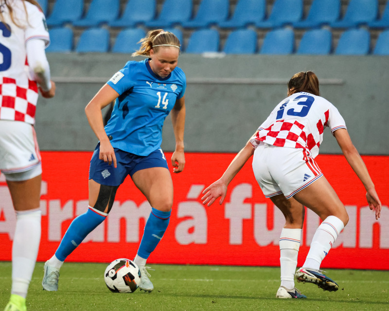Myndaveisla: Ísland tók Króatíu í kennslustund