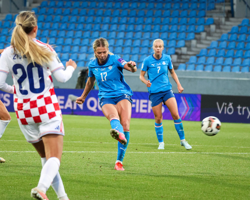 Myndaveisla: Ísland tók Króatíu í kennslustund