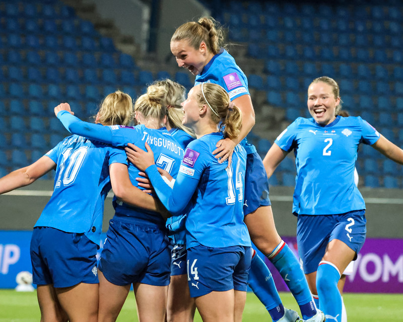 Myndaveisla: Ísland tók Króatíu í kennslustund