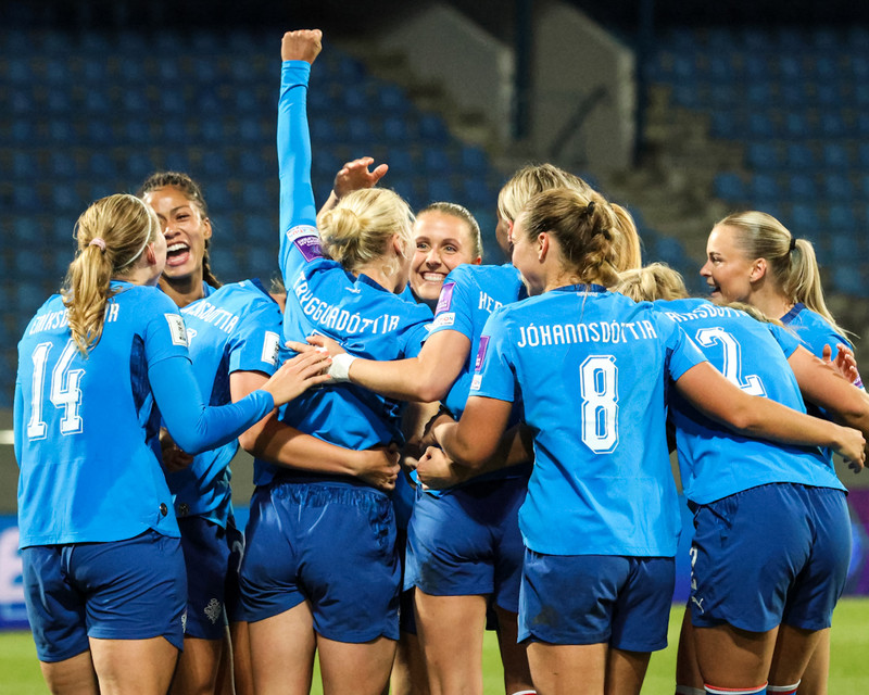 Myndaveisla: Ísland tók Króatíu í kennslustund