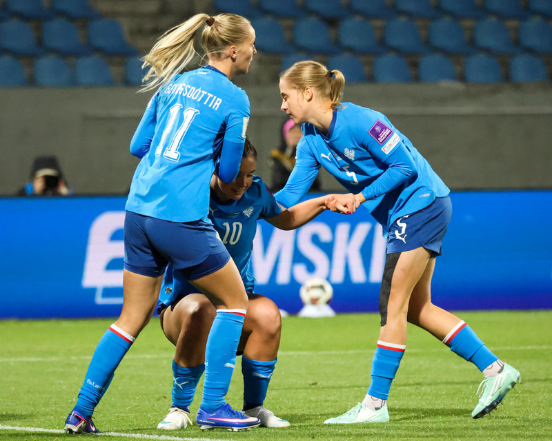 Myndaveisla: Ísland tók Króatíu í kennslustund