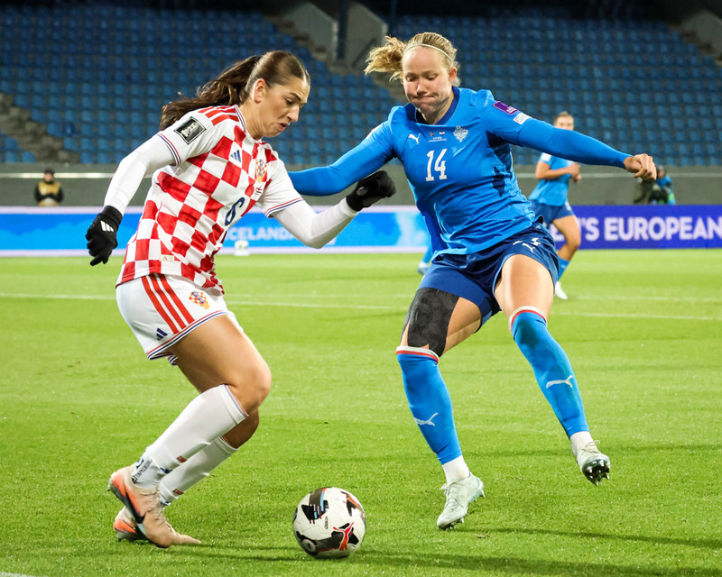 Myndaveisla: Ísland tók Króatíu í kennslustund