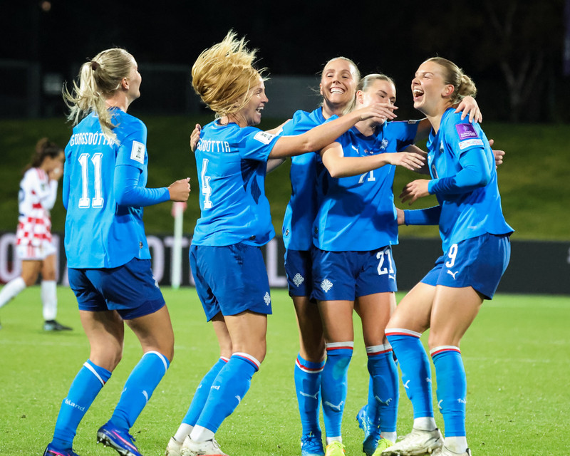 Myndaveisla: Ísland tók Króatíu í kennslustund