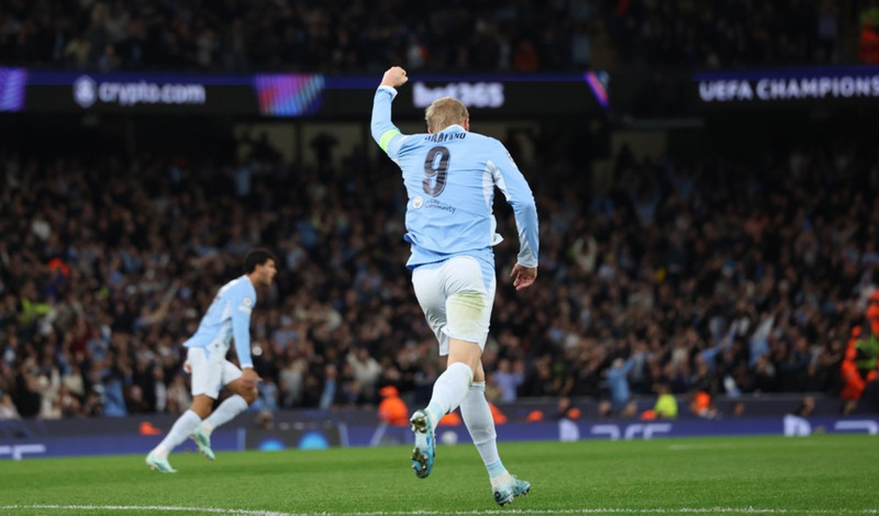 Haaland er kominn með 38 Meistaradeildarmörk fyrir Man City