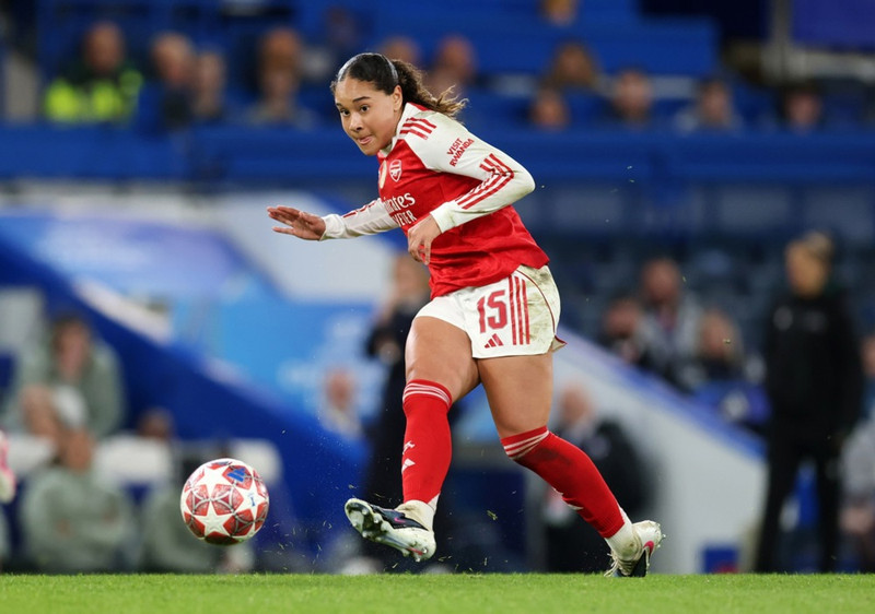 Olivia Smith skoraði mark Arsenal