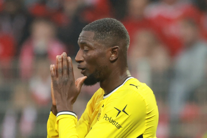 Guirassy skoraði bæði mörk Dortmund