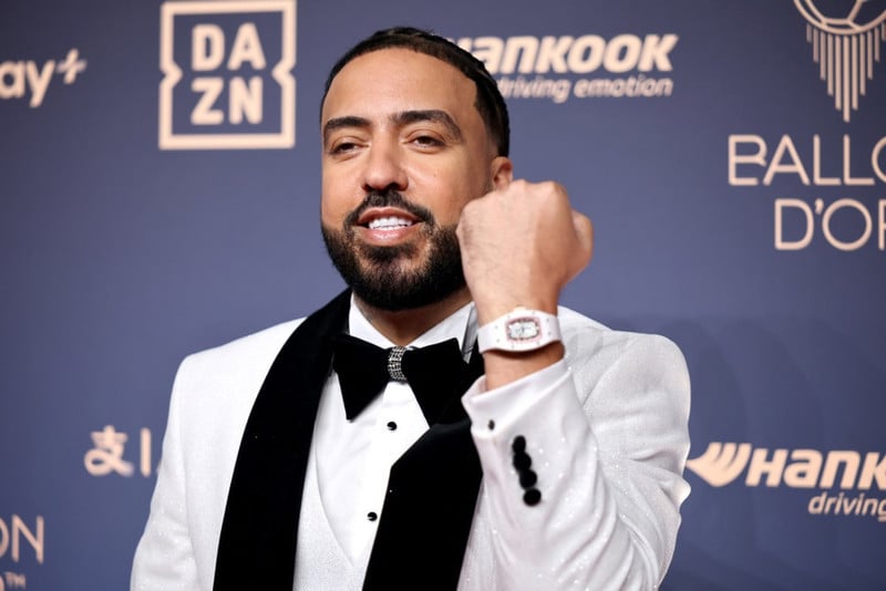 French Montana leikur fyrir dansi.