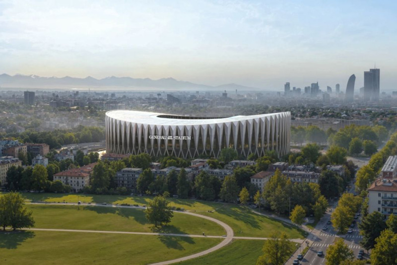 San Siro verður rifinn og þessi leikvangur mun rísa í staðinn.