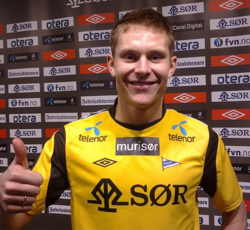 Matthías Vilhjálmsson skoraði mikið fyrir Start í fyrra.