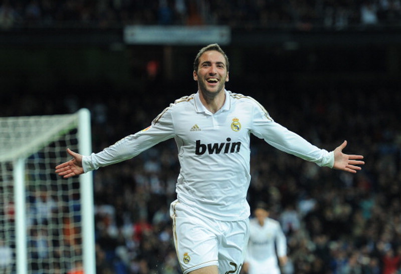 Gonzalo Higuain var magnaður hjá Real Madrid